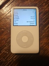 Apple iPod Classic 5a Generazione 80GB - Bianco - Modello PA448LL - Funziona benissimo vedi foto 