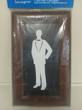 Targa Toilette Uomo Cornice