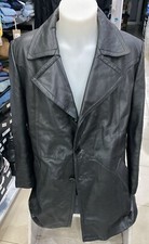 Evit genuine leather trench