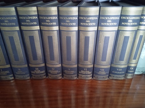 Enciclopedia del novecento - enciclopedia,