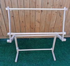 Grande Pavimento Regolabile Standing Market Square Flexi Telaio Arazzo Legno