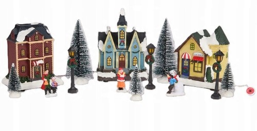 Villaggio natale scenario - di,