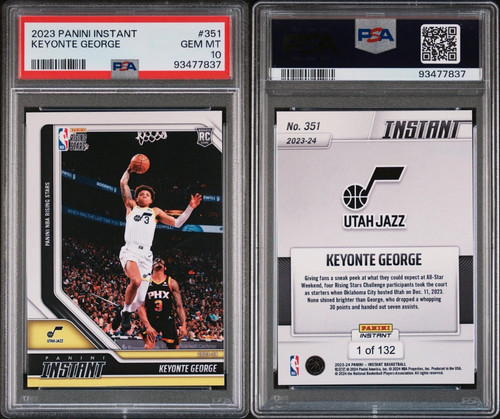 2023 panini instant keyonte - panini,