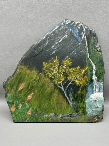 Paesaggio dipinto mano - a,