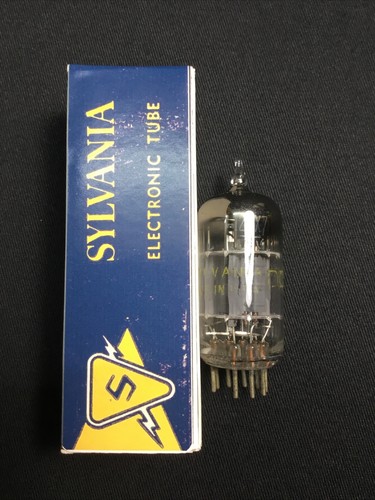 Sylvania 12ax7a getter - sylvania, []