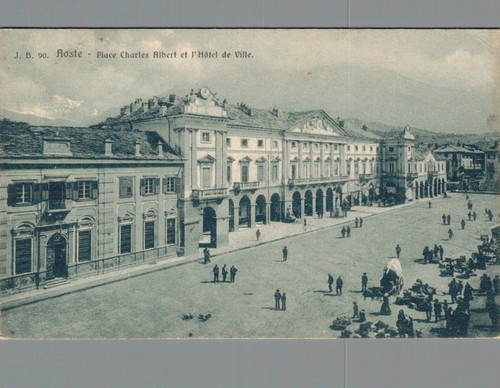 Aosta piazza alberto - piazza, c.