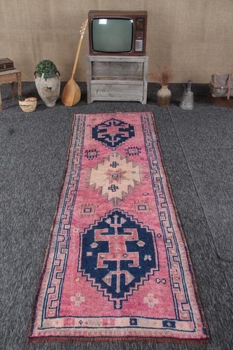 Tappeto runner vintage turco