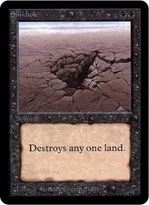 Magic MTG - Sinkhole - Alpha -
