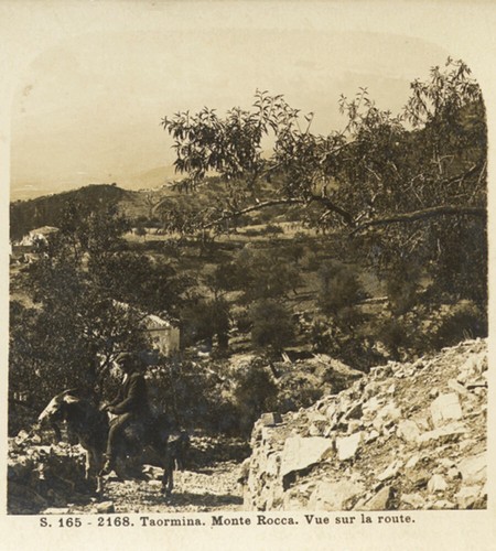 Taormina monte rocca foto - taormina,