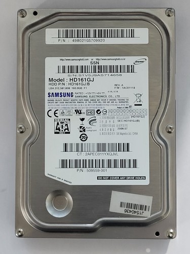 Hd161gj b fw - pn:, hd161gj/b,