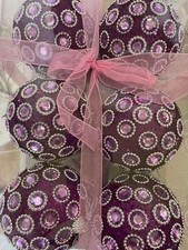 Set 6 Pz Pallina Viola con