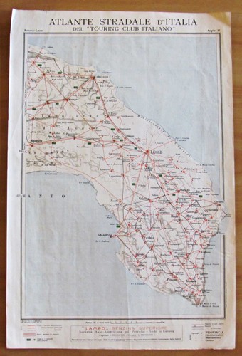 Cartina atlante stradale - cartina,