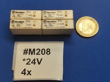 4x Finder 43.41.7.024.2000 24V