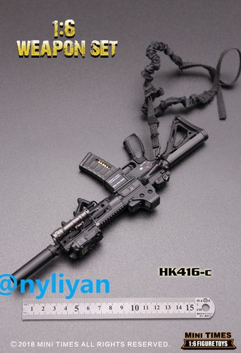 Mini times toys hk416c 6 - hk416c, 1/6