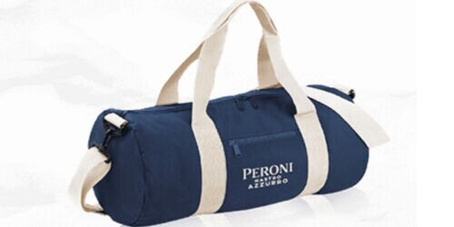 Borsone peroni nastro azzurro - nastro,