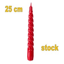 set candele di cera lunghe 25