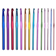 14 Pezzi Set Uncinetti Al