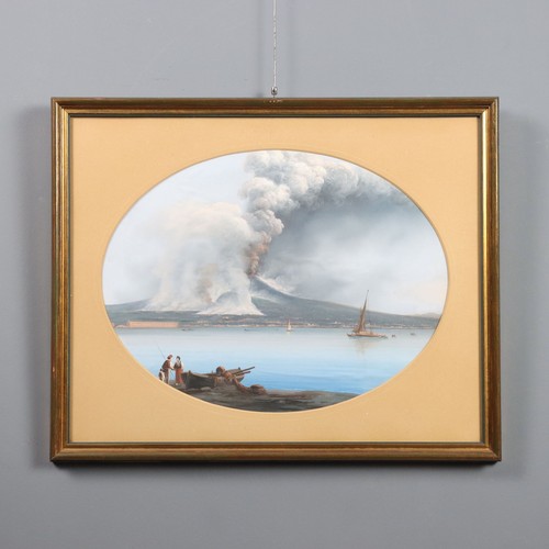 Veduta baia napoli con vesuvio - veduta,