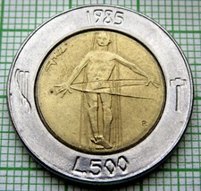 SAN MARINO 1985 500 LIRE