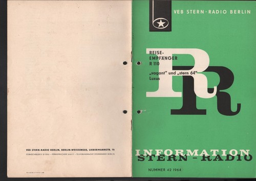 Berlino prospetto 1964 - berlino,,
