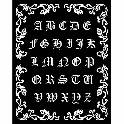 Stencil sleeping beauty - stencil,