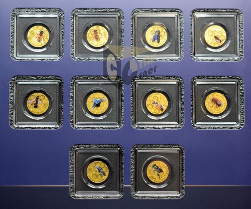 World bees set oro - set, x