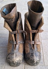 1943 Wehrmacht Scarponi Da Guardia Invernali Ww2 No Elmetto ADRIAN