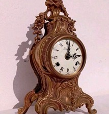 Antico orologio camino - antico, da