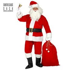 Costume babbo natale completo - costume,