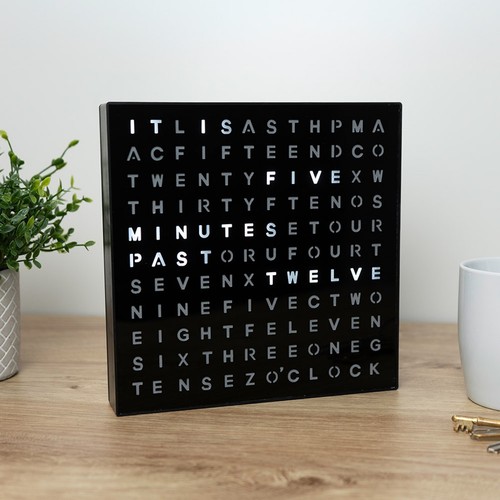 Winning digital word clock - winning,