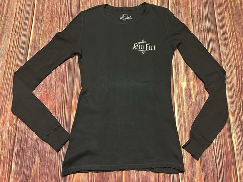 Top donna sinful piccolo nero - top,