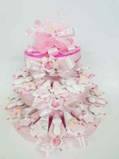 TORTA BOMBONIERE NASCITA ROSA CALAMITA 