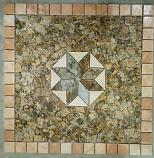 ROSONE MOSAICO ANTICATO marmo su rete per interni esterni 66X66X1 cm RUD-XL