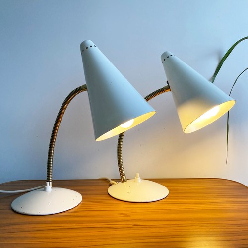 Pair mid century table - mid,