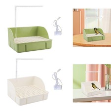 Bagno automatico per uccelli con acqua corrente per parrocchetti conuro