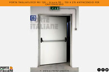 PRONTA CONSEGNA PORTE TAGLIAFUOC​O REI 120 PER CARTONGESSO varie misure 1/2 ante