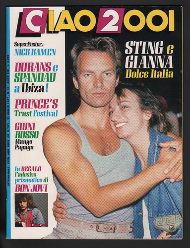 Ciao 2001 1987 sting gianna - 30/1987,