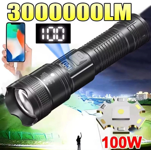 Torcia led militare3000000lm - torcia,