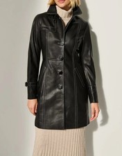 Trench cappotto nero casual