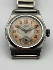 Orologio TritonA "WASSERDICHT" Tre Tacche - Vintage 1940s con quadrante bitonale