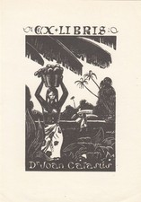 Exlibris Bookplate Klischee