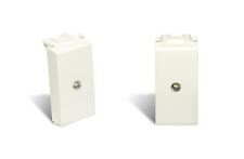 Lampada segnapasso modulare luce 1 Led incasso 220 230 V tipo Vimar Plana bianco