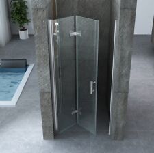 Porta doccia a libro in cristallo 8mm trasparente h.195cm anticalcare SEA