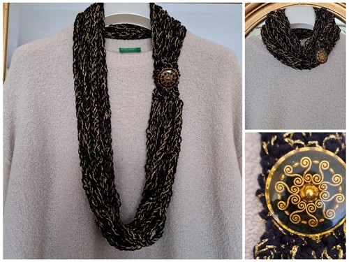 Collana sciarpa scaldacollo - sciarpa,