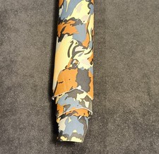 VERA PELLE OVINO STAMPA MIMETICA CAMUFLAGE CONCIA FREE METAL PELLETTERIA HOBBY