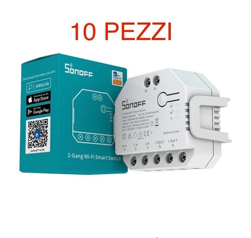 Sonoff dual pezzi - dual, r3