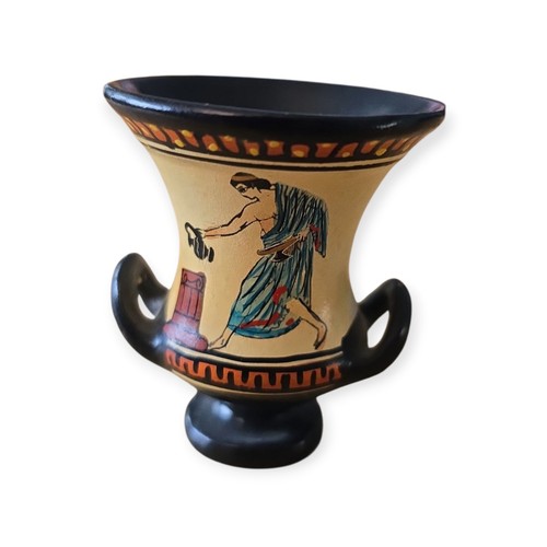 Vaso ceramica firmato - , d