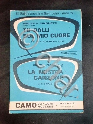 Musica spartiti tu balli - -, "tu