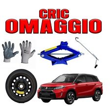 Ruotino Di Scorta 5Fori Misura Ruota Da 17 Suzuki Vitara Kit Cric Crick Guanti