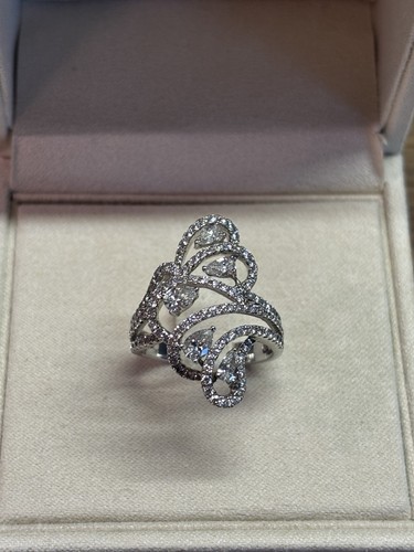 Anello brillanti color - f/g,